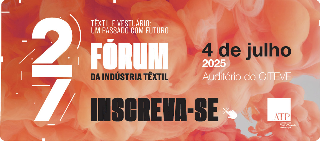 A inovação veste-se de tecnologia!  A Mind é patrocinadora oficial do Fórum da Indústria Têxtil 2025.