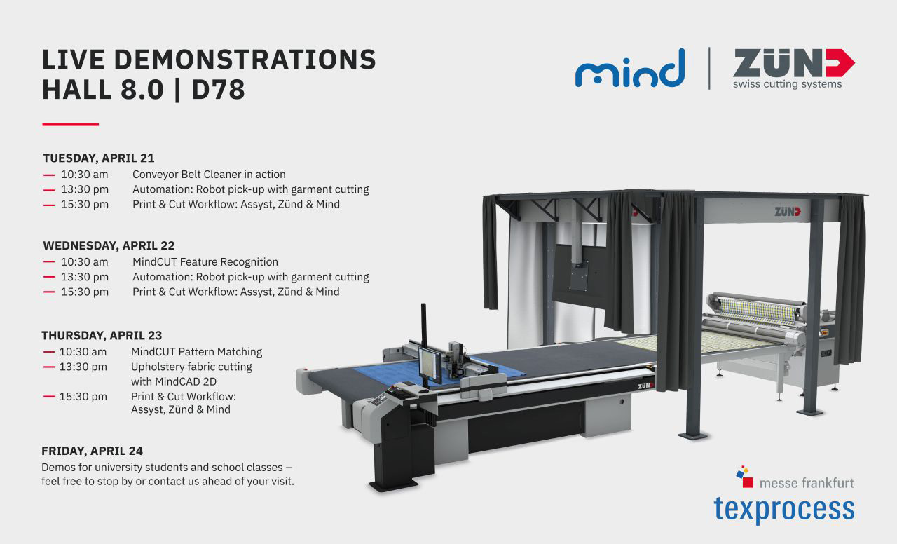 Mind strengthens international presence at Texprocess 2026 with digital solutions for the textile industry