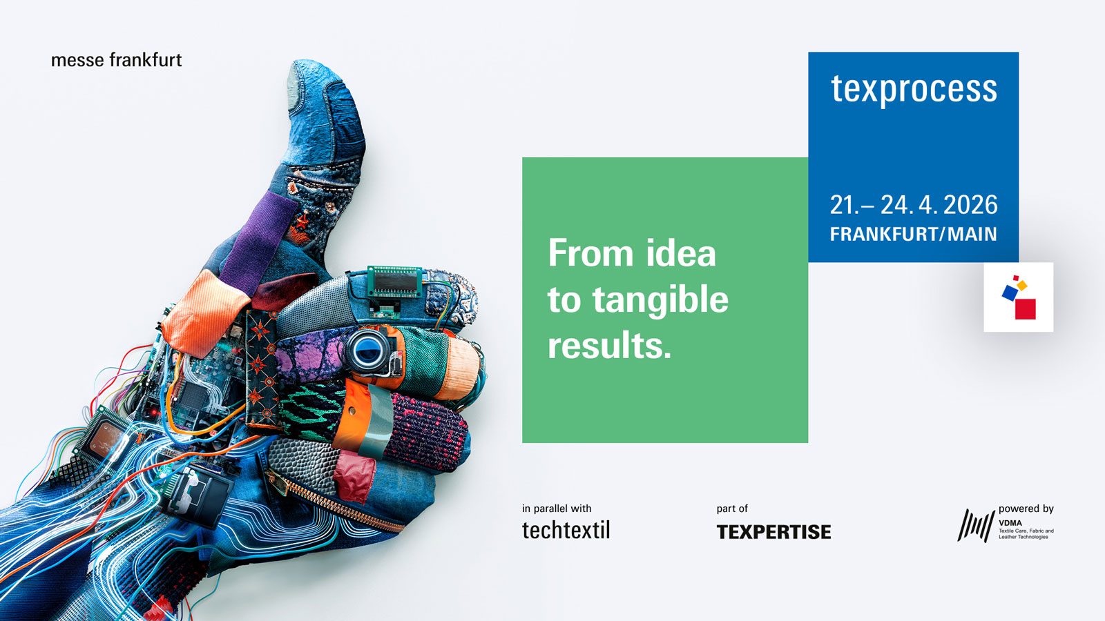 Texprocess – Feira internacional líder para a indústria de confecção de vestuário e processamento têxtil