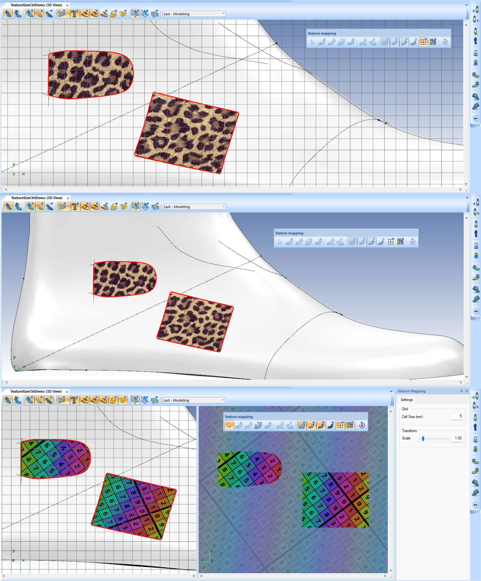 Controlo de Tamanho de Textura